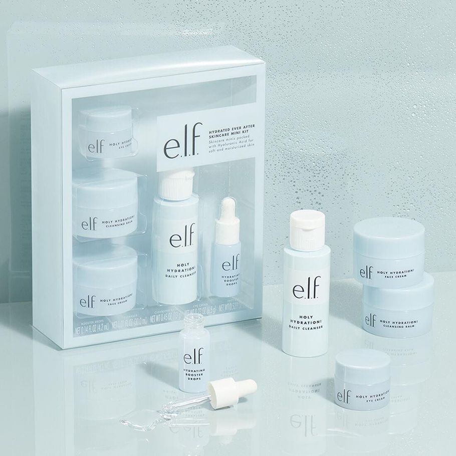 Real USA Made E. l. f. Cosmetics Hydrated Ever after Skincare Mini Kit