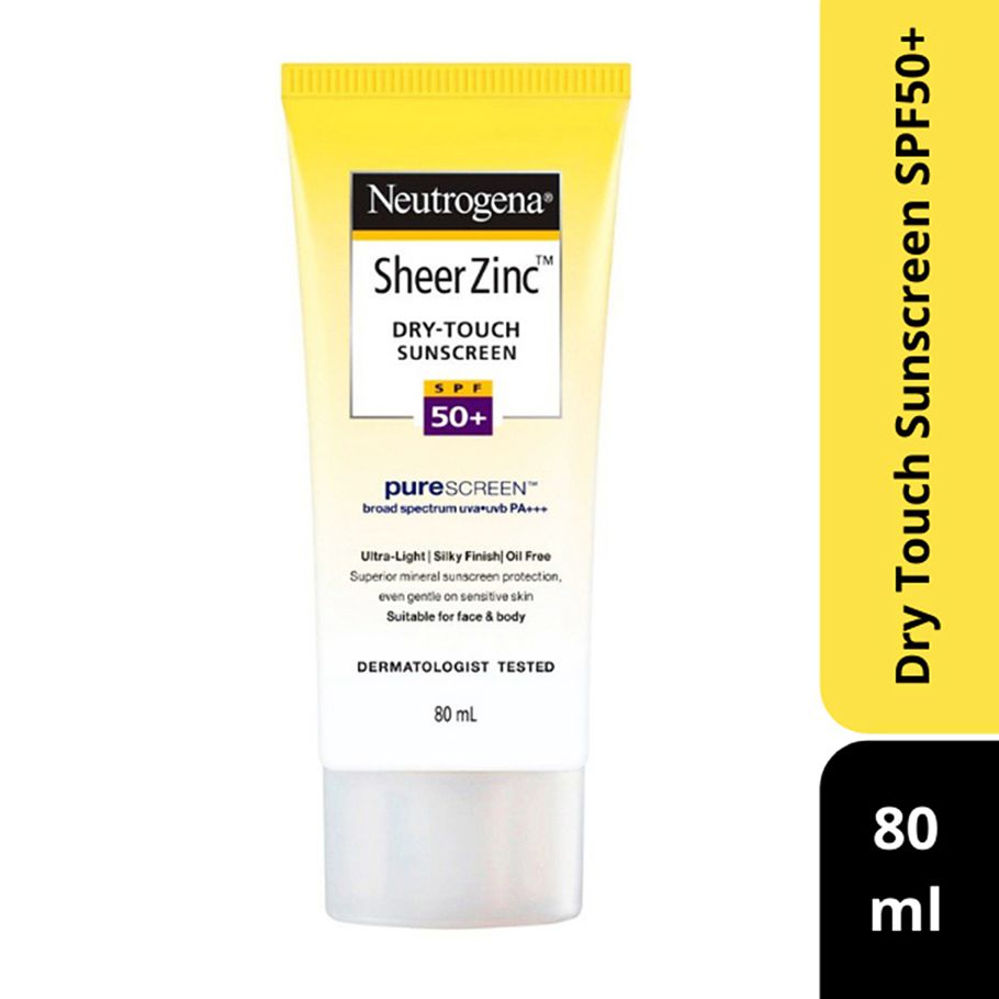 Neutrogena Sheer Zinc Dry Touch Sunscreen SPF50+