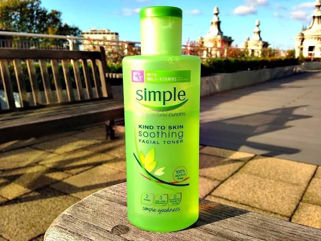 SIMPLE SOOTHING FACIAL TONER 200ml Alcohol Free