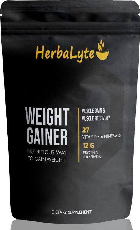 Herbalyte Nutrition Super Gainer XXL Weight Gainers/Mass Gainers (S624) Weight Gainers/Mass Gainers  (1000 g, Belgian Chocolate)
