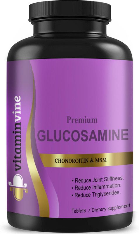 Vitaminvine Glucosamine Joint Pain Relief Support, HCl Tablets (D154)  (90 Capsules)