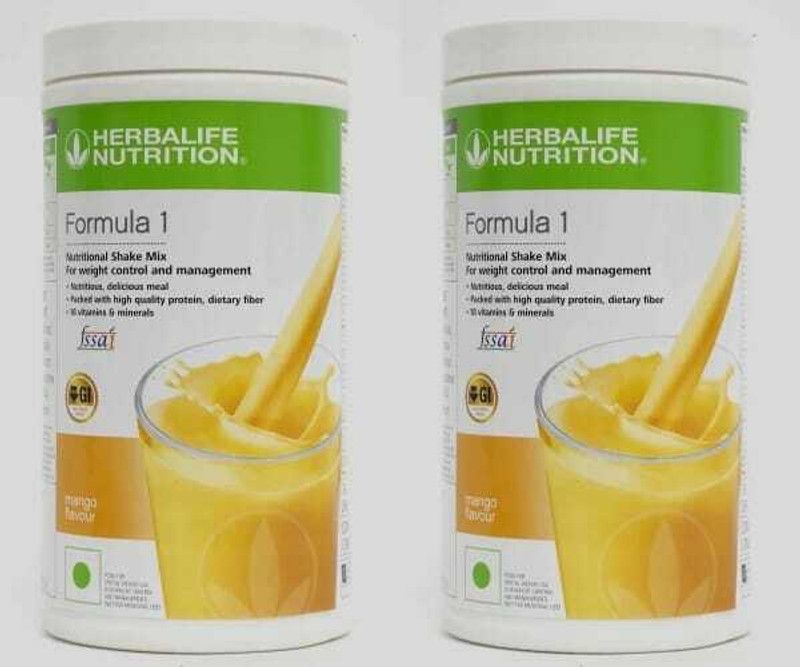 HERBALIFE FORMULA 1 SHAKE MANGO PACK OF 2 Protein Shake  (1000 g, FORMULA 1 SHAKE MANGO PACK OF 2)