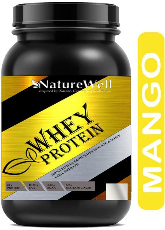Naturewell Whey Protein Concentrate (AS2135) Whey Protein  (1200 g, Mango)