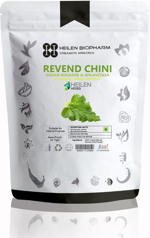 HEILEN BIOPHARM Revend Chini Herbal Powder 100 Gram (Indian Rhubarb) Archu/Amlavetasa  (100 g)