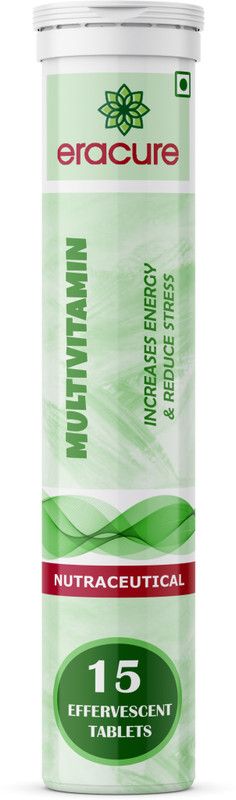 EraCure Nutrition Multivitamin For Men & Women 15 Effervescent Tablets Premium  (15 Tablets)