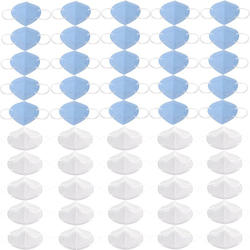 Earton Combo(MASK)-1054(25)-1055(25) Combo(MASK)-1054(25)-1055(25) Washable Cloth Mask  (Multicolor, Free Size, Pack of 50)