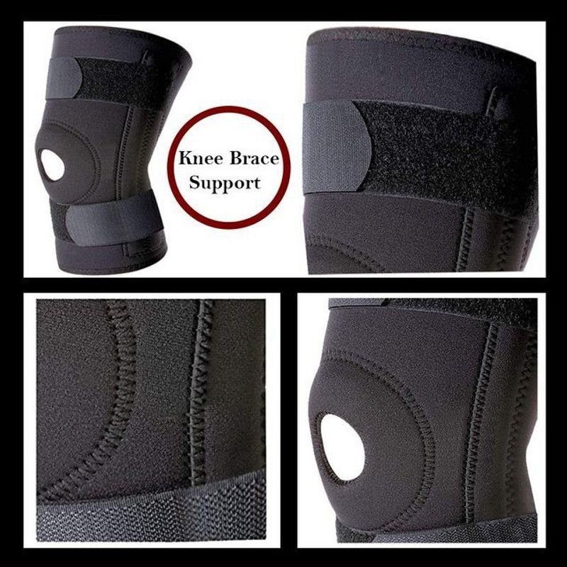 geutejj nee Cap for Men Sports Knee Brace for Knee Pain_440 Knee Support  (Black)