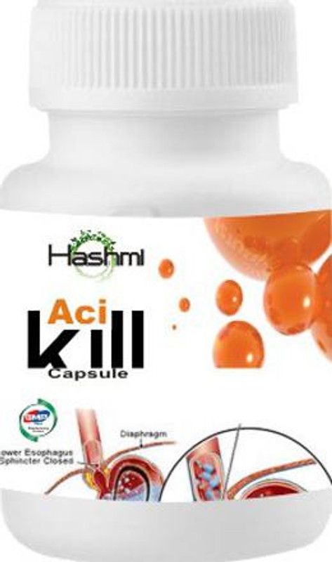 Hashmi AciKill Capsule-Digestive Health & Acidity, Fatty Liver Capsule for detox  (20 Capsules)