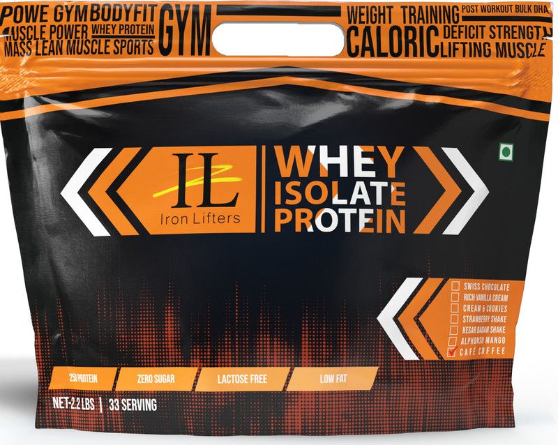 IRON LIFTERS Isolate Whey Protein Powder Chocolate Flavor 2.2 LBS 33 Servings Whey Protein  (1 kg, Coffee)