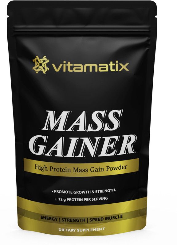 Vitamatix Super Gainer XXL Weight Gainers/Mass Gainers Advanced (OL138) Weight Gainers/Mass Gainers  (500 g, Mango)