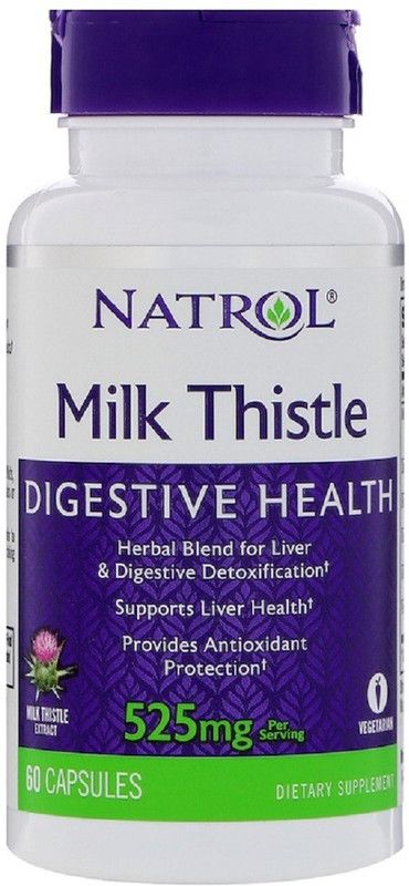 Natrol Milk Thistle , 525 mg, 60 Capsules  (60 No)