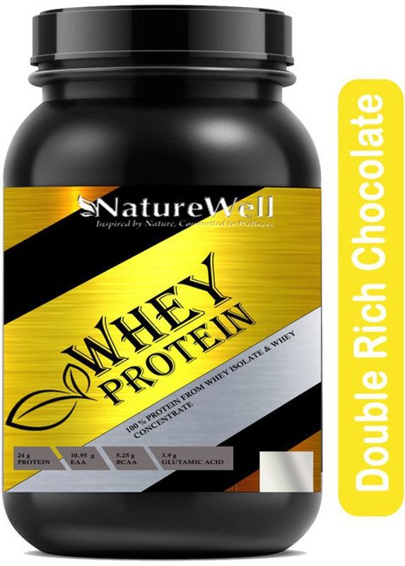 Naturewell Organics Whey Protein Concentrate (AS2657) Whey Protein  (3000 g, Double Rich Chocolate)