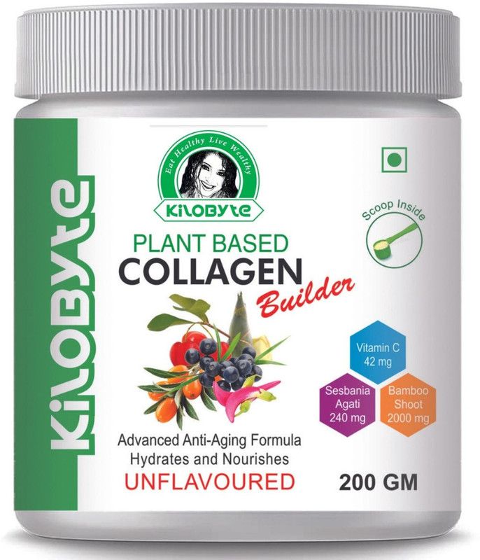 INDOARTISTRY KILOBYTE Collagen Builder Plant-Based Protein  (200 g, Unflavoured)