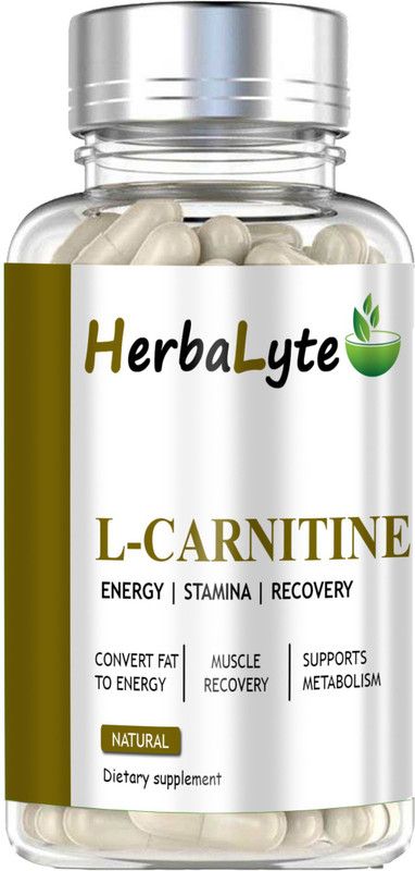 HERBALYTE L Carnitine L Tartrate - Fat Burner, Boost Energy (H29)  (60 Capsules)