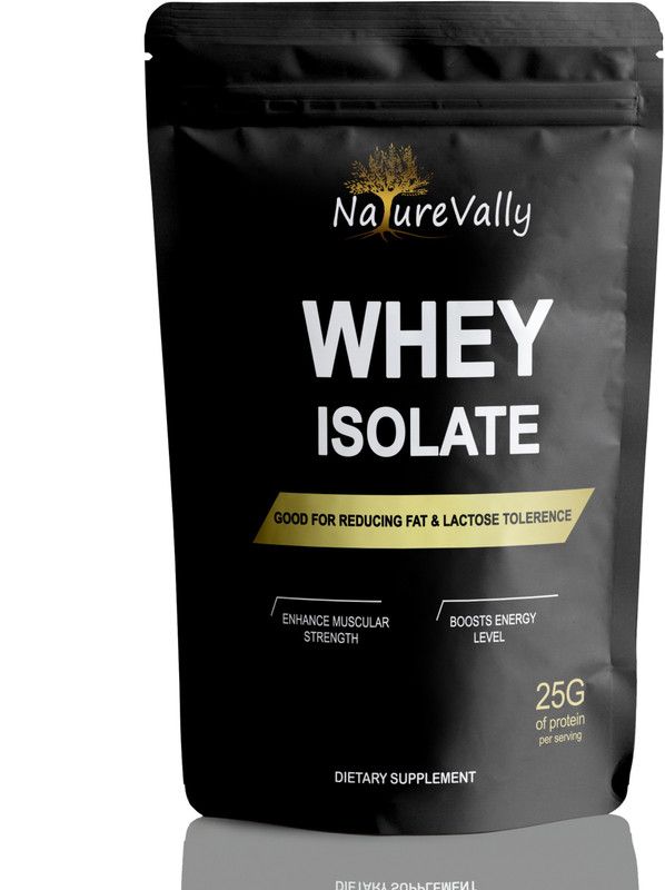 NatureVally Nutrition 100% Whey Protein Isolate Supplement Powder (S705) Premium Whey Protein  (400 g, Cookies & Cream)