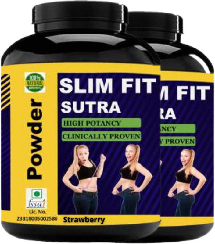 Health Ayurveda Slim Fit Sutra, Weight Loss Medicine, Flavor Strawberry, Pack of 2  (2 x 100 g)