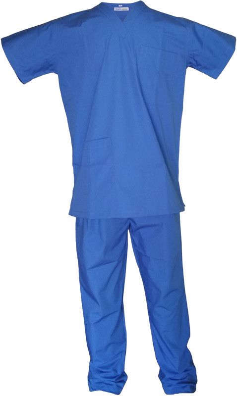 loyal needs Scrub suit Male OCB - XL Shirt, Pant Hospital Scrub  (Ocean Blue XL)