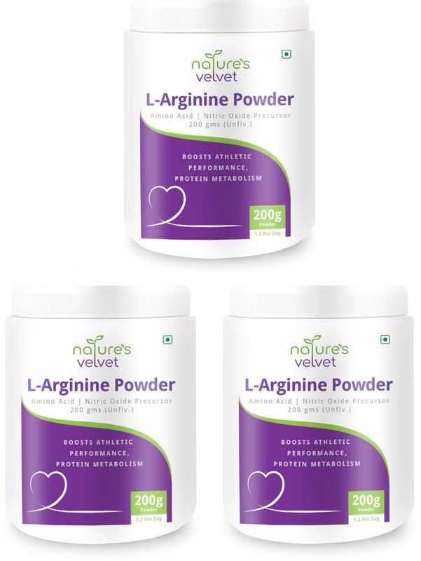 Natures Velvet Lifecare L-Arginine Powder EAA (Essential Amino Acids)  (600 g, unflavour)
