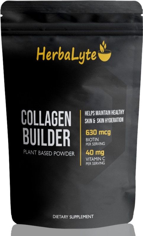 HERBALYTE Plant Based Collagen Builder(With Vitamin C, Biotin (S27) Premium  (400 g)