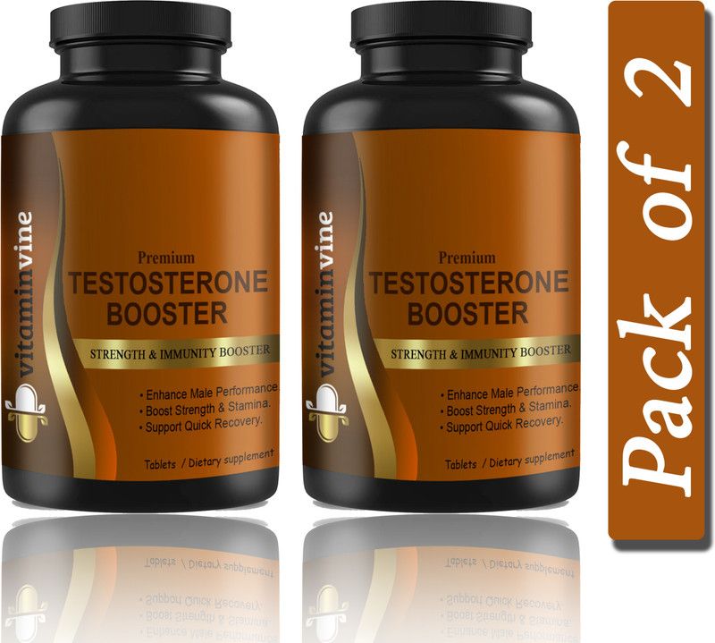 Vitaminvine Testosterone Booster For Men, Testo Booster Power Support Tablets (H221)  (120 Tablets)