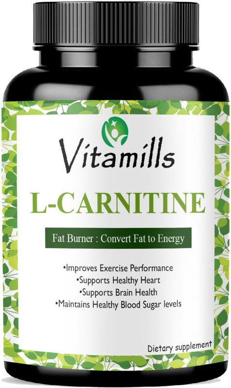 Vitamills L Carnitine L Tartrate - Fat Burner, Boost Energy Premium  (30 Capsules)