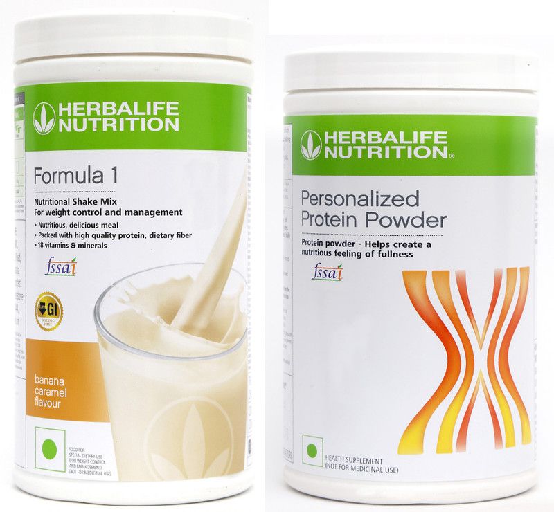 HERBALIFE Formula 1 Nutritional Shake Banana Flavor With Protein Powder 400 Gram Plant-Based Protein  (900 g, Banana)