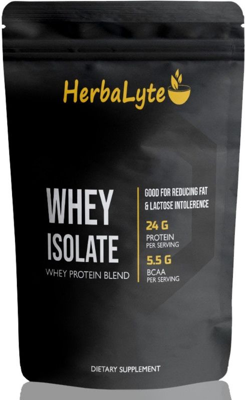 HERBALYTE 100% Whey Protein Isolate Supplement Powder (S718) Ultra Whey Protein  (5000 g, Double Rich Chocolate)