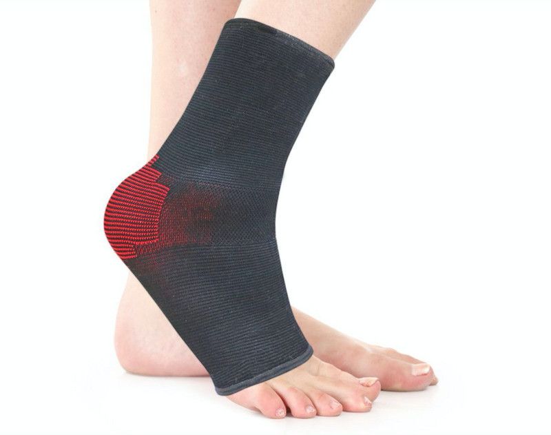 COIF Anklet Support Pair for Injuries, Splint, Fracture, Sprain, Joint Pain Relief Ankle Support  (Black)