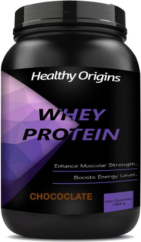 Healthy Origins Nutrition 100% Protein Powder Whey Protein Powder with Digestive Enzymes,Supplement Ultra Whey Protein  (1 kg, Chocolate)