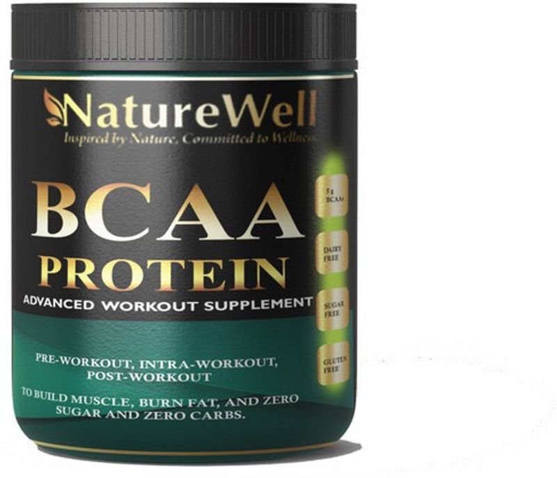 Naturewell BCAA Premium With L-Glutamine & Citrulline Malate B134 Premium BCAA  (350 g, Mix Fruit)