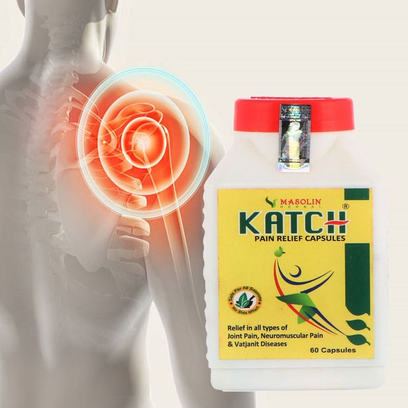 masolin HERBAL KATCH AYURVEDIC PAIN RELIEF CAPSULES 60'S - FOR JOINT PAIN Capsules  (60 Units)