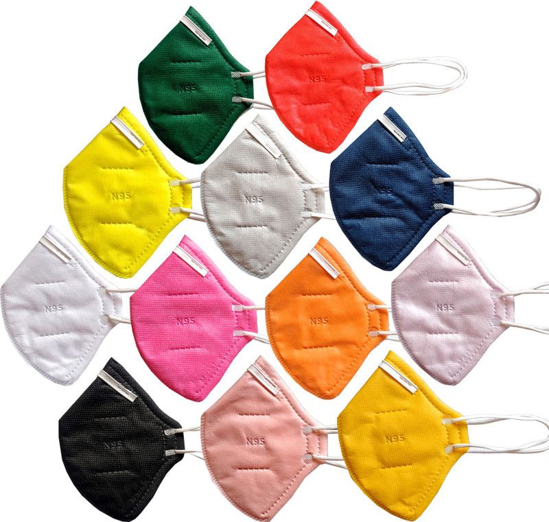 KIARVI GALLERY N95 Washable Reusable Anti-Pollution & Anti Virus Breathable Face Mask for Men & Women N95 Face Mask Washable Reusable 12 Color Anti-Pollution & Anti Virus Breathable Face Mask For Men & Women  (Multicolor, Free Size, Pack of 12)