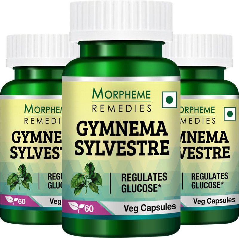 Morpheme Remedies Gymnema Slyvestre (Meshshringi) 500mg Extract (Pack Of 3)  (3 x 20 No)