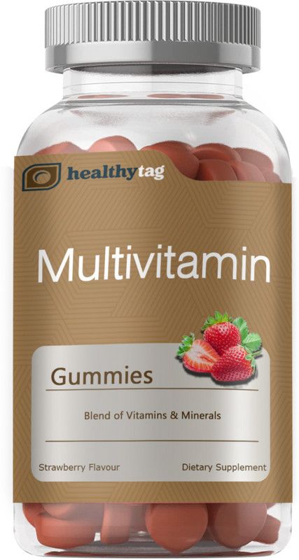 Healthy Tag Daily Multivitamin Gummies For Immunity, Energy For Men & Women (SD11)Premium  (30 No)