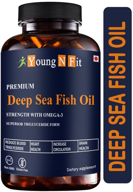 Young N Fit Deep Sea Fish Oil 2500mg (Omega 3 Fish Oil) Pro (YNF12)  (30 Capsules)