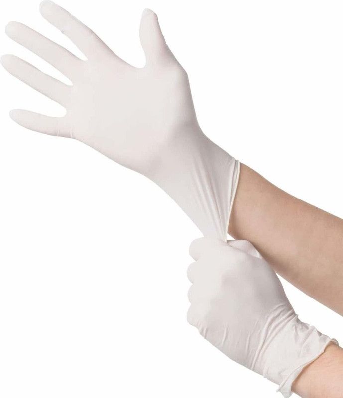 onsafe Examination Gloves Powdered Small Pack of 100 Pcs Latex Examination Gloves Latex Examination Gloves  (Pack of 100)