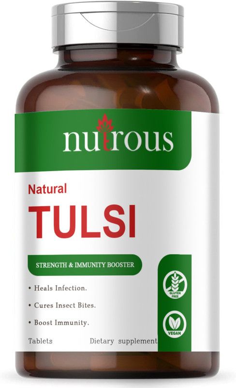 Nutrous Tulsi Immunity Booster Tablets for Men & Women (D176)  (90 Tablets)
