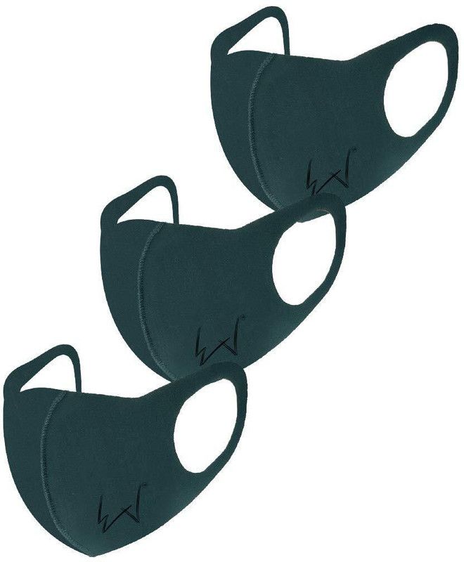 Enigma Vital B08LXGJK74 Cloth Mask  (Blue, Free Size, Pack of 3)