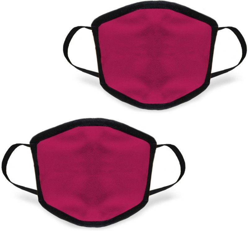 Indigifts PRINTED FASHIONABLE MASK-DMKPMBK02OVMM-SLC20001 Cloth Mask  (Free Size, Pack of 2)