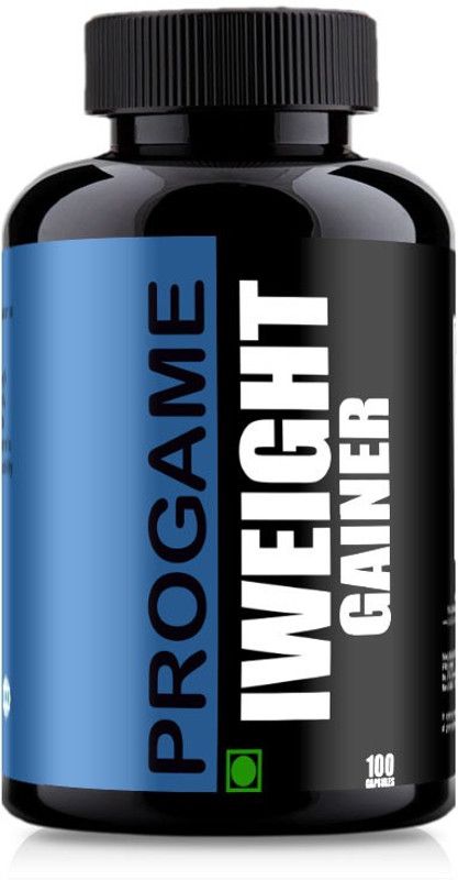 Progame Iweight Gainer Capsules - 100 Weight Gainers/Mass Gainers  (0.3 pounds, Unflavored)