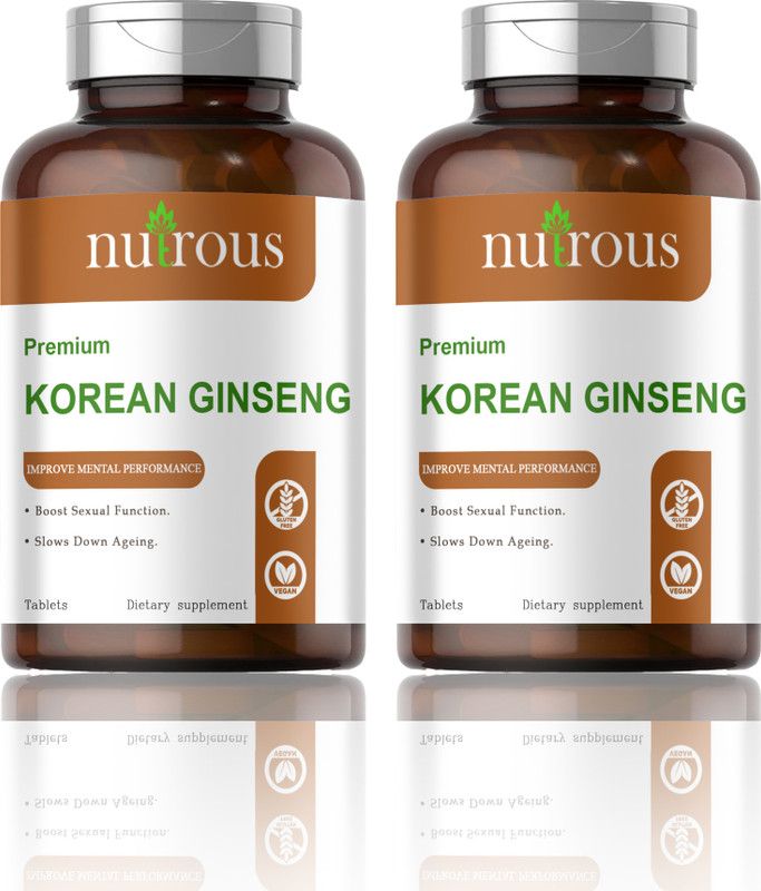 Nutrous Korean Gingseng for Men & Women Tablets (G253)  (120 Tablets)