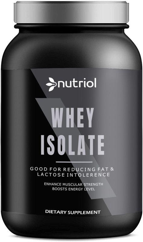Nutriol 100% Whey Protein Isolate Supplement Powder (S296) Pro Whey Protein  (600 g, Mango)