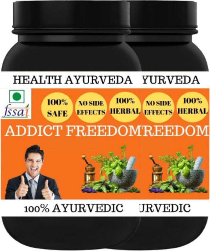 Health Ayurveda Addict Freedom | Free From Addiction - 100 gms Powder(Pack Of 2)  (2 x 100 g)