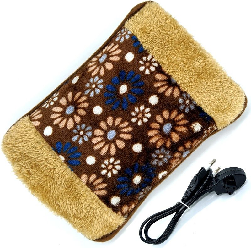 GIE 7 Hot Pad Soft Far Velvet Gel Pad Electric Hot Water Gel Heating Pad Heat Pouch Eletrical 70 ml Hot Water Bag  (Multicolor)