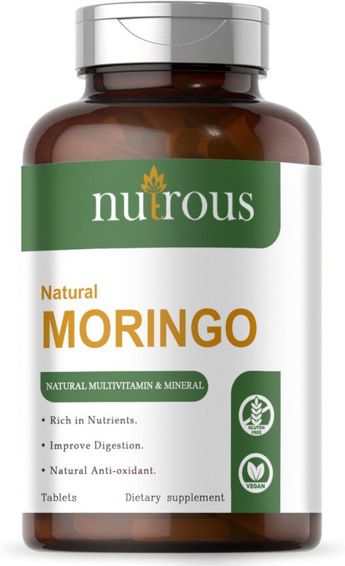 Nutrous Moringa Tablets Natural Moringa Tablets (H119)  (60 Tablets)