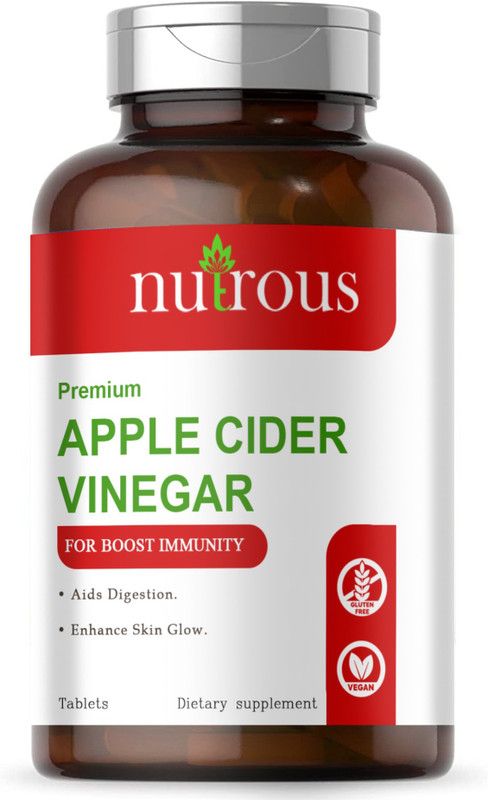 Nutrous Apple Cider Vinegar Tablets with mother (K44)  (30 Tablets)