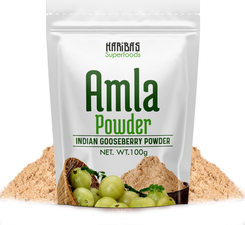 HARIBAS 100gm Amla Gooseberry Powder For Drinking | Good For Skin, Hair & Digestion  (100 g)