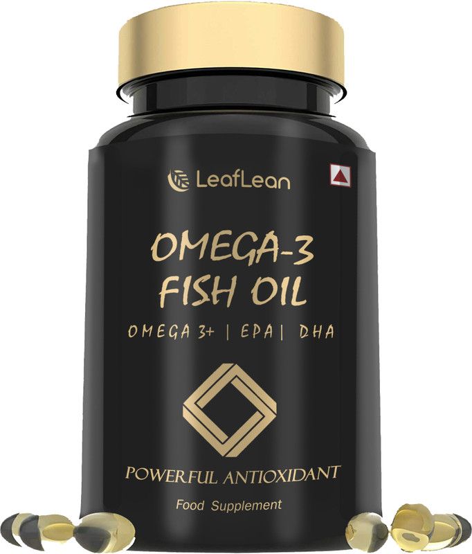 LeafLean Fish Oil (Triple Strength) With 1000Mg Omega 3 (600Mg Epa, 400Mg Dha)  (30 No)