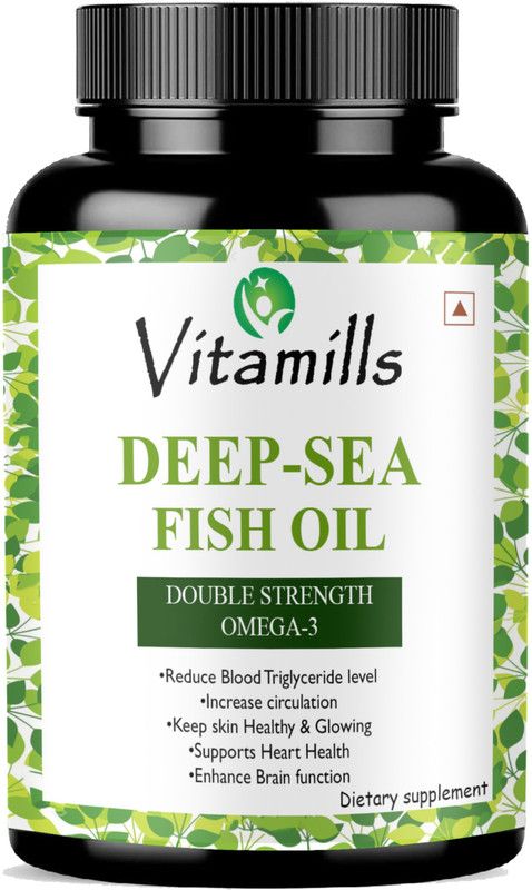 Vitamills Deep Sea Fish Oil 2500mg (Omega 3 Fish Oil) Premium  (60 Capsules)
