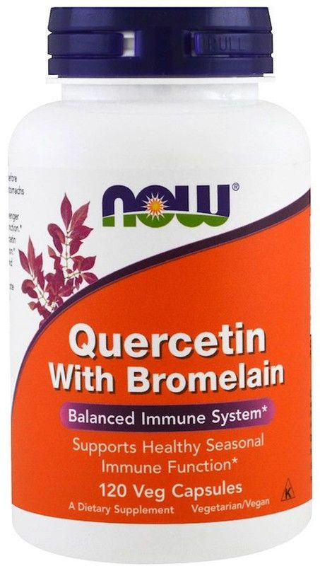 Now Foods Quercetin with Bromelain for balance immune system  (120 No)